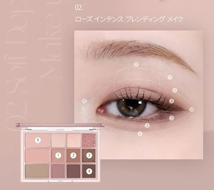 CLIO シェードアンドシャドウパレット 02ソフトデプス 7枚目