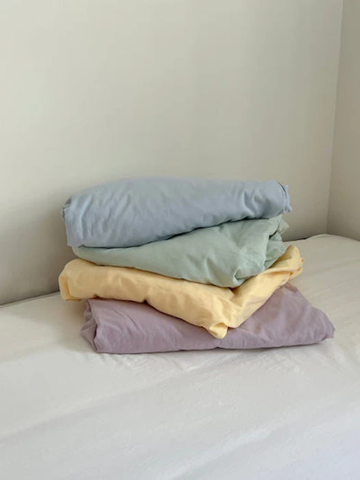 Little Rooms ボックスシーツ|plain mattress cover -pale color- 7枚目