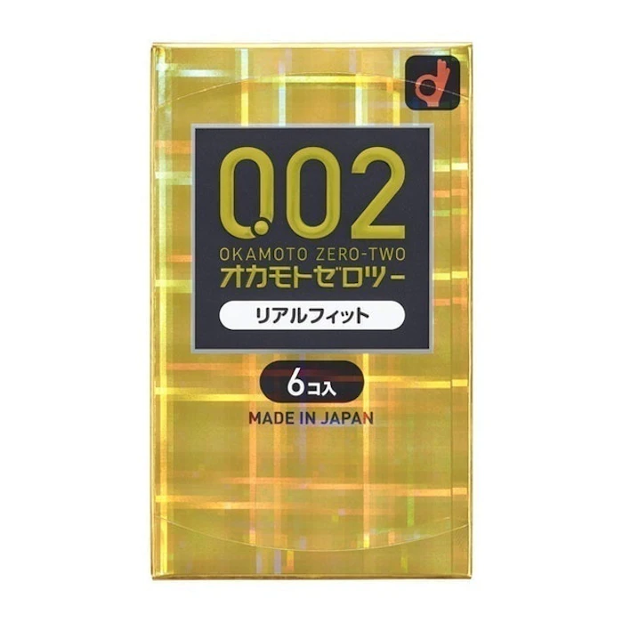 オカモト ゼロツー 0.02ミリ リアルフィット 6個入り 1枚目