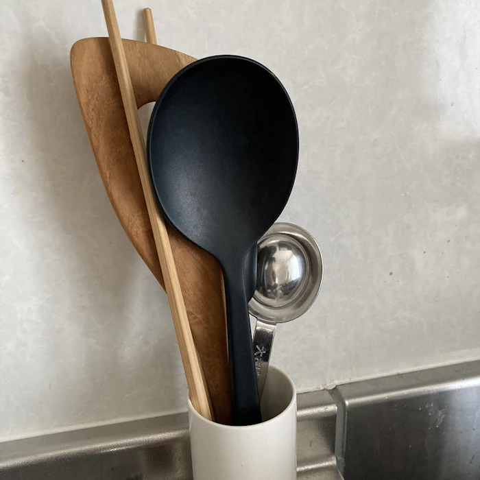無印良品 シリコーン調理スプーン 長さ約26cm 18428342 1枚目