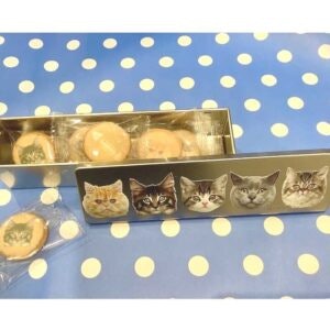 東京スマイルチャージ ねこクッキーロング缶 1枚目