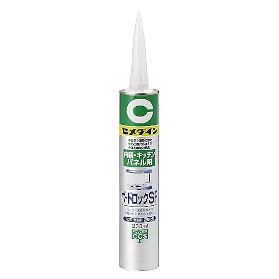 セメダイン セメダイン 内装・キッチンパネル用 接着剤 ボードロック SF カートリッジ 333ml RE-024 青い 1枚目