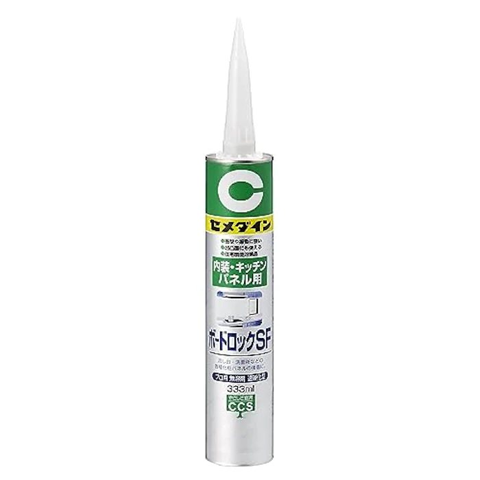 セメダイン セメダイン 内装・キッチンパネル用 接着剤 ボードロック SF カートリッジ 333ml RE-024 青い 1枚目