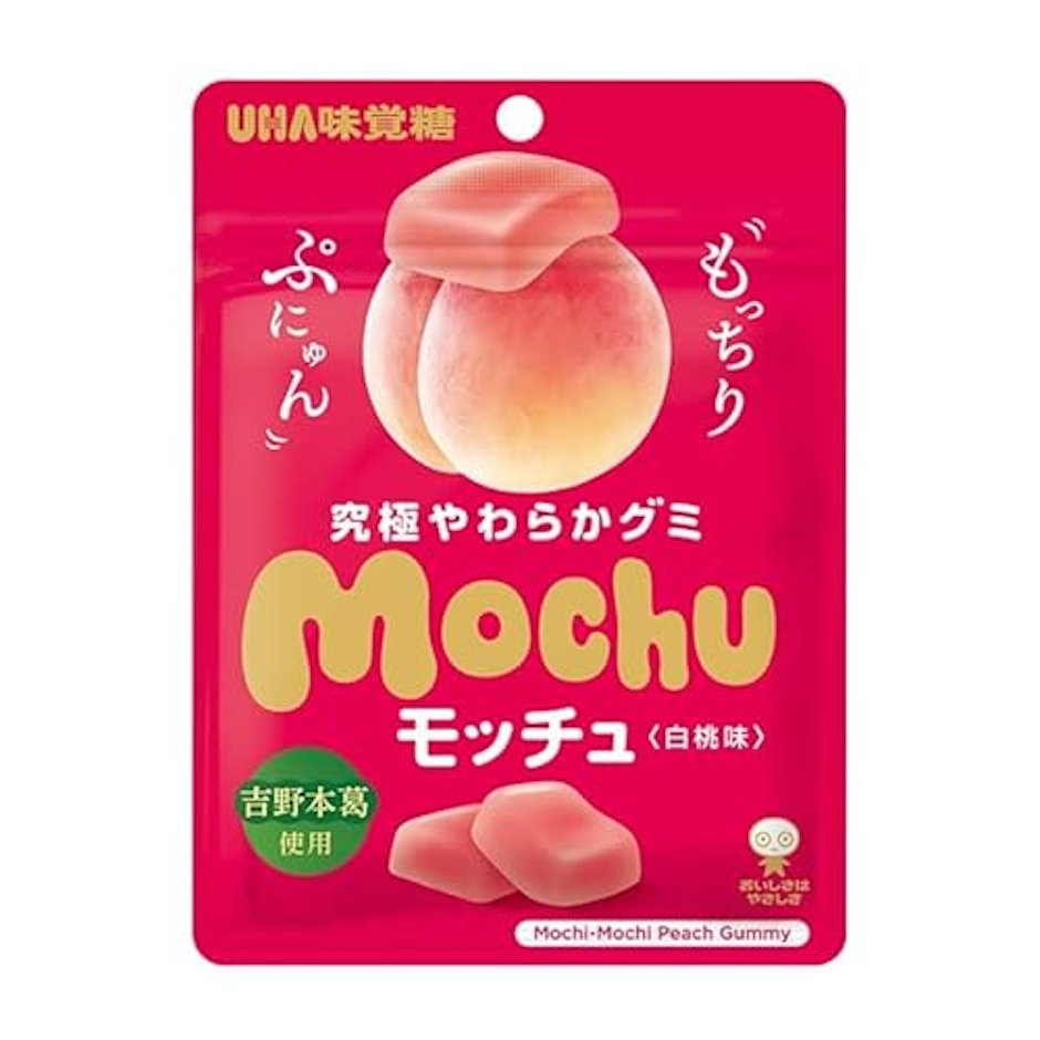 UHA味覚糖 モッチュ 白桃味 1枚目