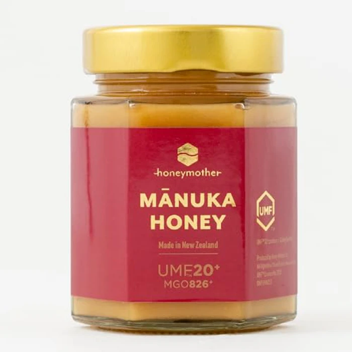 マヌカハニー UMF20+ 250g 【 正規品 UMF協会認定 残留農薬検査合格 】 瓶 ニュージーランド産 無農薬 ハニーマザー 高級 快気祝い (1個) 1枚目