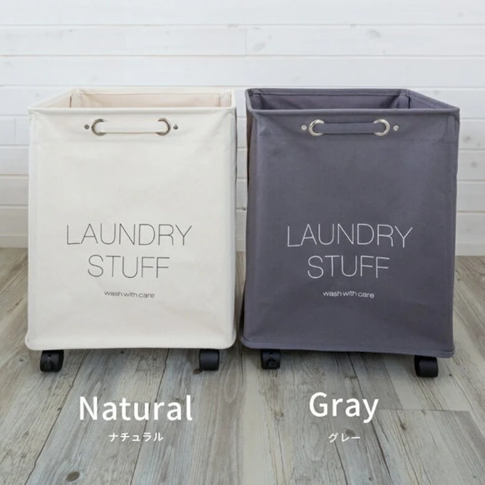 Laundry キャスター付きランドリーバスケット 5枚目