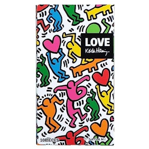 【単品】 キース・ヘリング スムース コンドーム 天然ゴムラテックス製 なめらかゼリー 10個入 1枚目