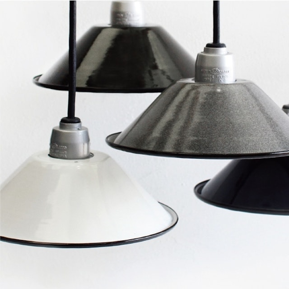 PUEBCO HEAVY DUTY ENAMEL IRON LAMPSHADE 2枚目