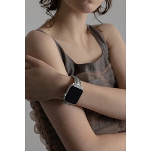 h'eres Apple Watch vintage - like silver band 3枚目