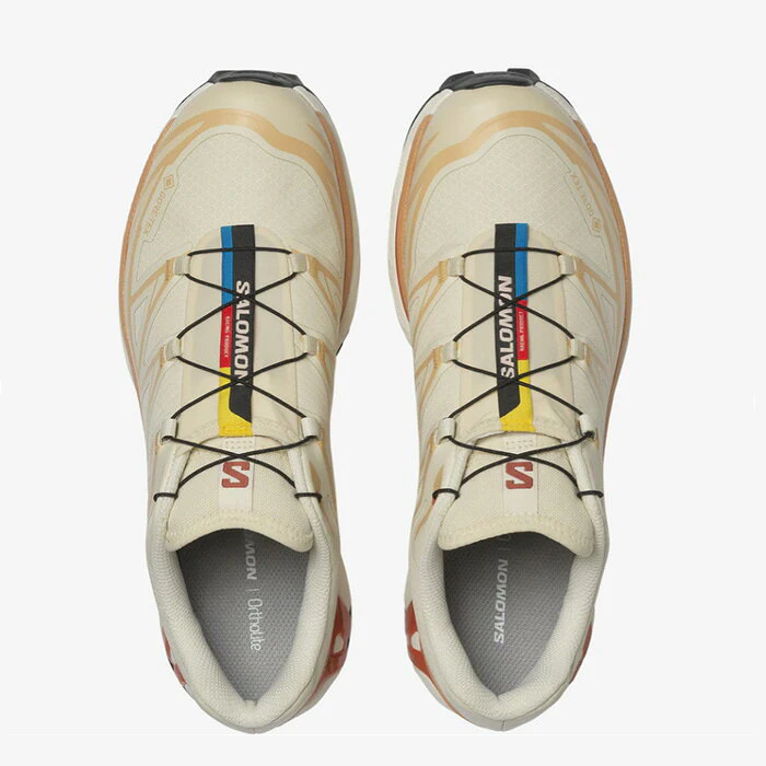SALOMON XT-6 GORE-TEX Almond Milk / Soft Clay / Burnt Ochre 3枚目