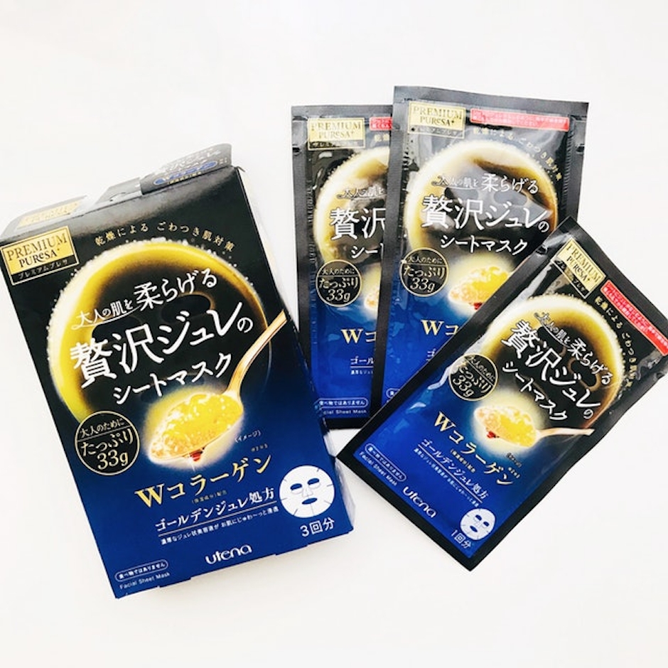 ウテナ プレミアムプレサ ゴールデンジュレマスク コラーゲン 1枚目
