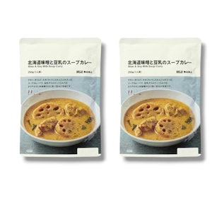 良品計画 味噌と豆乳のスープカレー 1枚目