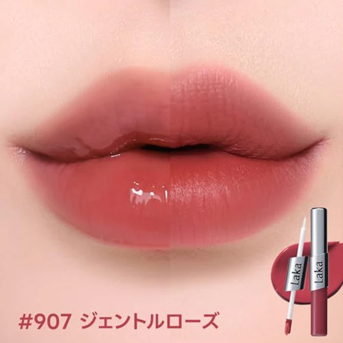 Laka パーフェクトツインリップ #907 ジェントルローズ 2枚目