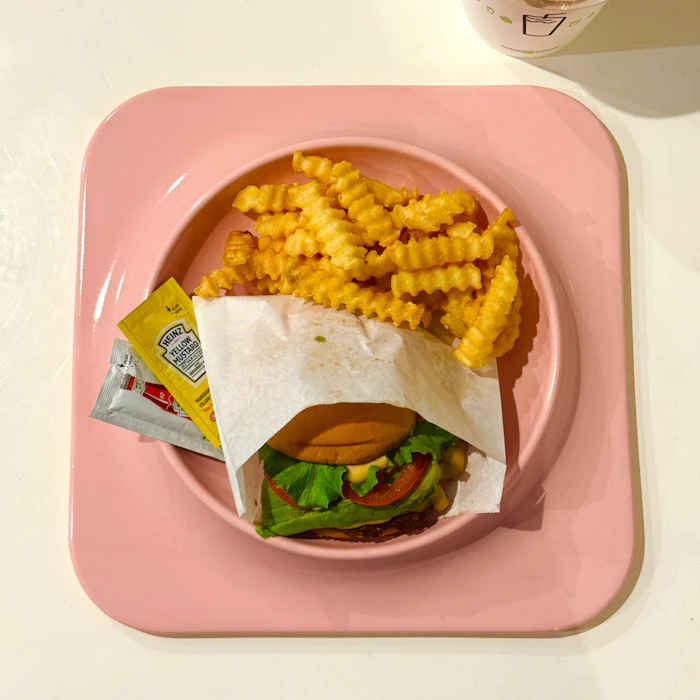IKEA VINTERFINT ヴィンテルフィント プレート, ピンク, 27x27 cm 1枚目