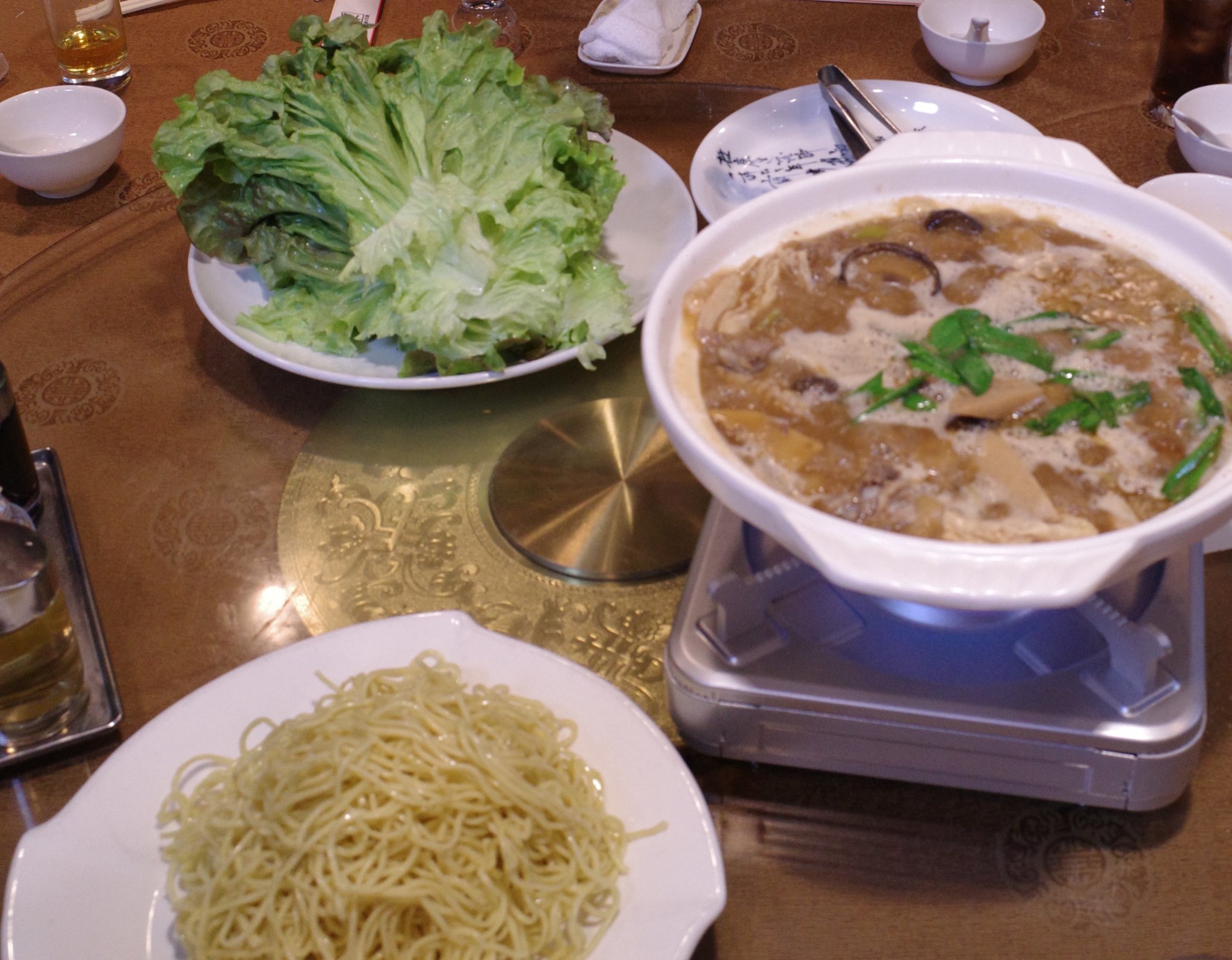 横浜中華街 大珍樓 特別山羊鍋コース 1枚目