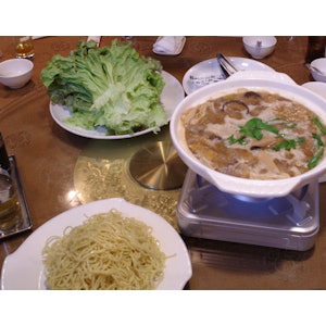 横浜中華街 大珍樓 特別山羊鍋コース 1枚目