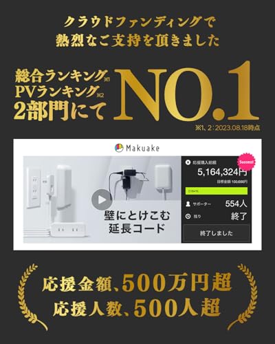 fitta 電源タップ 1.8m 5枚目