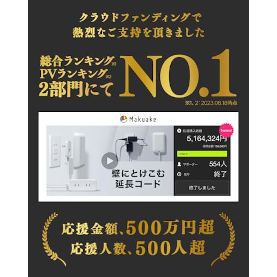 fitta 電源タップ 1.8m 5枚目