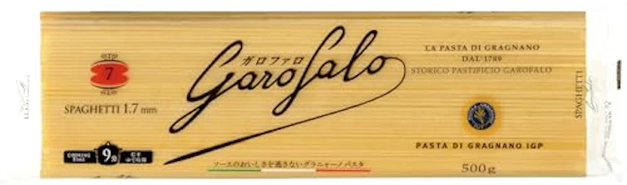 明治屋 ガロファロ シグネチャー グラニャーノIGP スパゲッティ 1.7mm 500g 1枚目