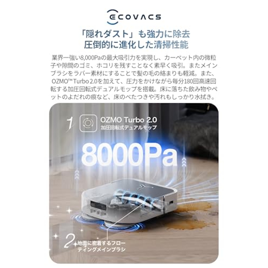 エコバックス DEEBOT X2 OMNI 4枚目