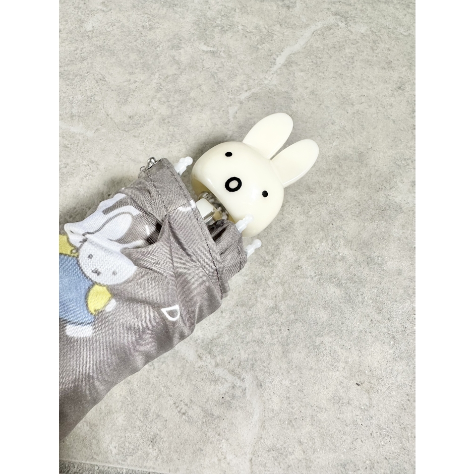 ミッフィー miffy 折りたたみ 傘 レディース キッズ 55cm 手開き 軽量 耐風 雨傘 ミニ コンパクト 子供 ジュニア ボリス 2枚目
