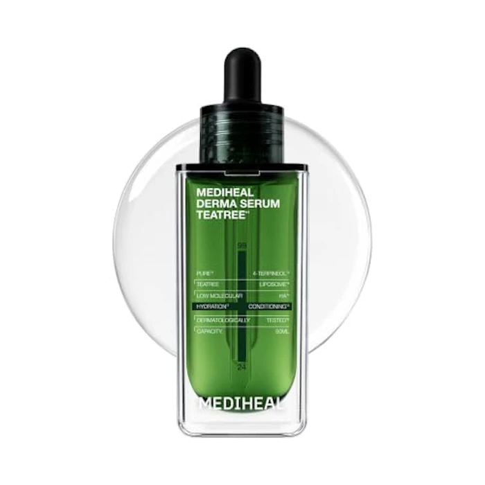 MEDIHEAL ティーツリーカーミングモイスチャーアンプル 50ml 1枚目