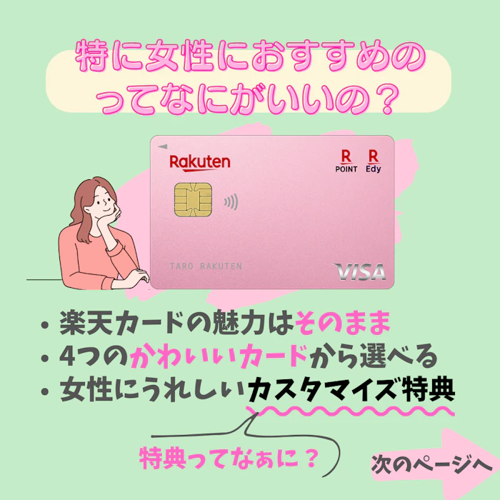 楽天 楽天PINKカード 2枚目