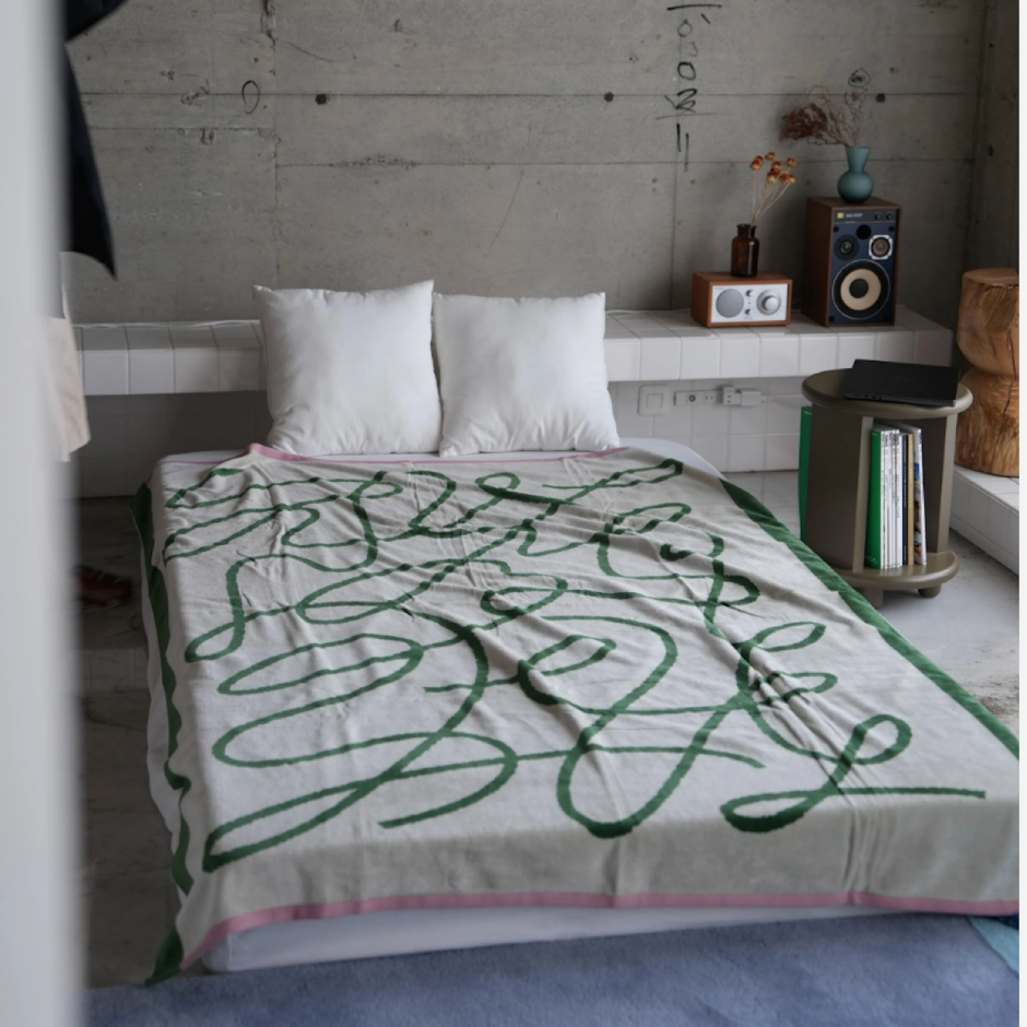 MYTONE BED THROW BLANKET:Dance 1枚目
