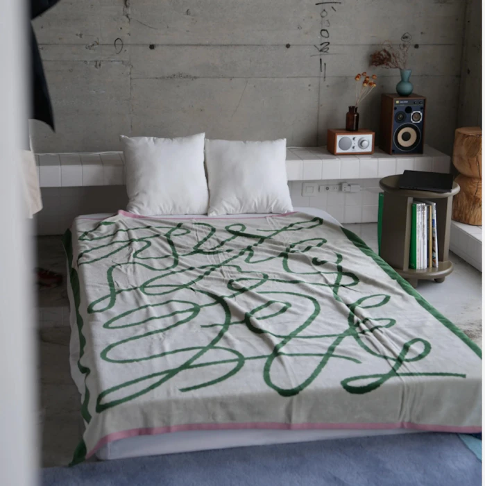MYTONE BED THROW BLANKET:Dance 1枚目