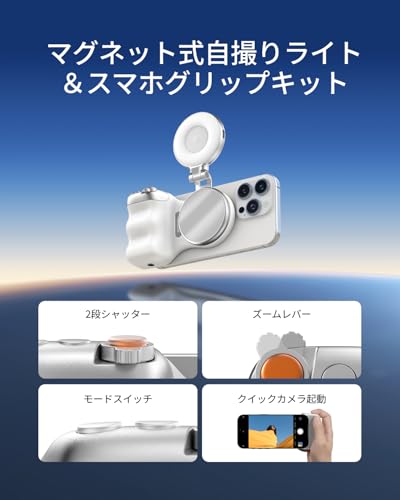 Telesin ファンショット スマホグリップ	 2枚目