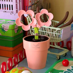 関の刃物 はさみ cocone フラワー 花モチーフ 収納ポット付き 1枚目