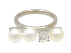 TASAKI バランス ダイヤモンド ソロ リング 1枚目