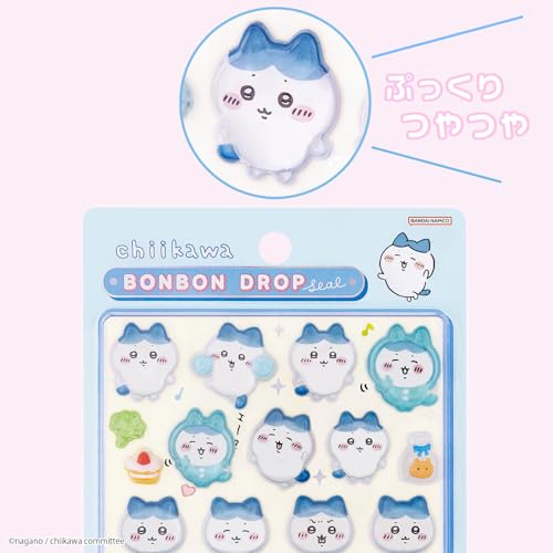 サンスター文具(Sun-Star Stationery) ちいかわ グッズ ボンボンドロップシール ハチワレ S8542902 3枚目