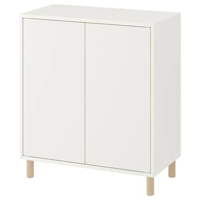 IKEA IKEA (イケア) EKET エーケト キャビネットコンビネーション 脚付き - ホワイト/木製 70x35x80 cm 593.880.04 2枚目