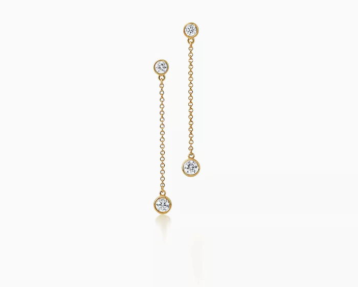 Tiffany & Co. バイザヤード(ドロップピアス、18Kゴールド) 1枚目
