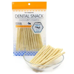 ペットパラダイス ペットパラダイス 犬用 おやつ 国産 国産 牛皮 ガム ミルク味 (細タイプ) 998-55141 1枚目