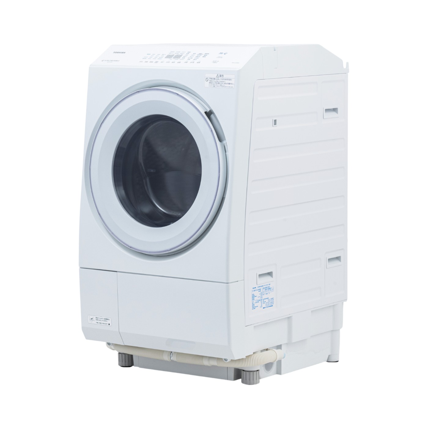 東芝ライフスタイル ZABOON ドラム式洗濯乾燥機 TW-127XM5L-W 1枚目