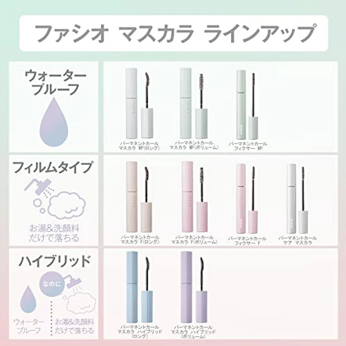ファシオ FASIO(ファシオ) パーマネントカール マスカラ WP (ボリューム) ウォータープルーフ 01 ブラック 7g 10枚目