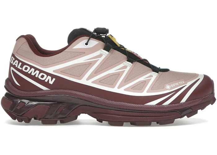 SALOMON XT-6 GORE-TEX Mahogany Rose / Tawny Port / Black 1枚目