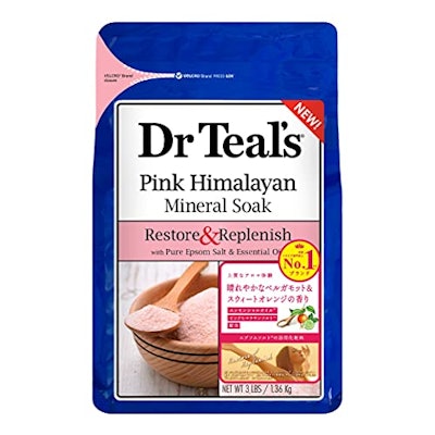 Dr Teal's ティールズ エプソムソルト ベルガモット&スウィートオレンジの香リ 1枚目