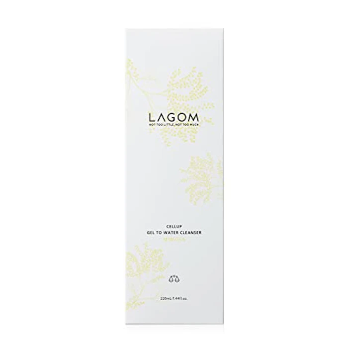 LAGOM ジェルトゥウォーター クレンザー ミモザの香り 朝用洗顔料 洗顔ジェル 220mL 4枚目