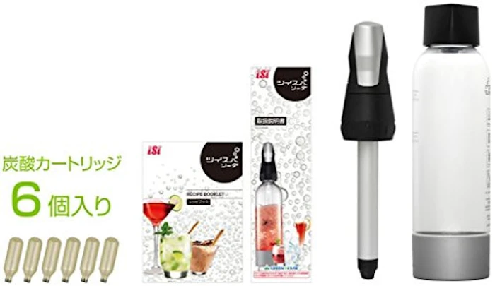 グリーンハウス ソーダメーカー ツイスパソーダ スターターキット SODAAK 2枚目