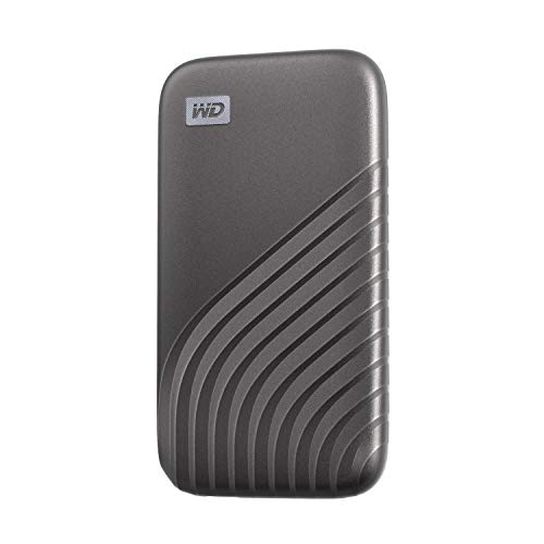 ウエスタンデジタル(Western Digital)  WD ポータブルSSD 1TB グレー USB3.2 Gen2 My Passport SSD 最大読取り1050 MB/秒 外付けSSD /メーカー5年保証 WDBAGF0010BGY-WESN 1枚目