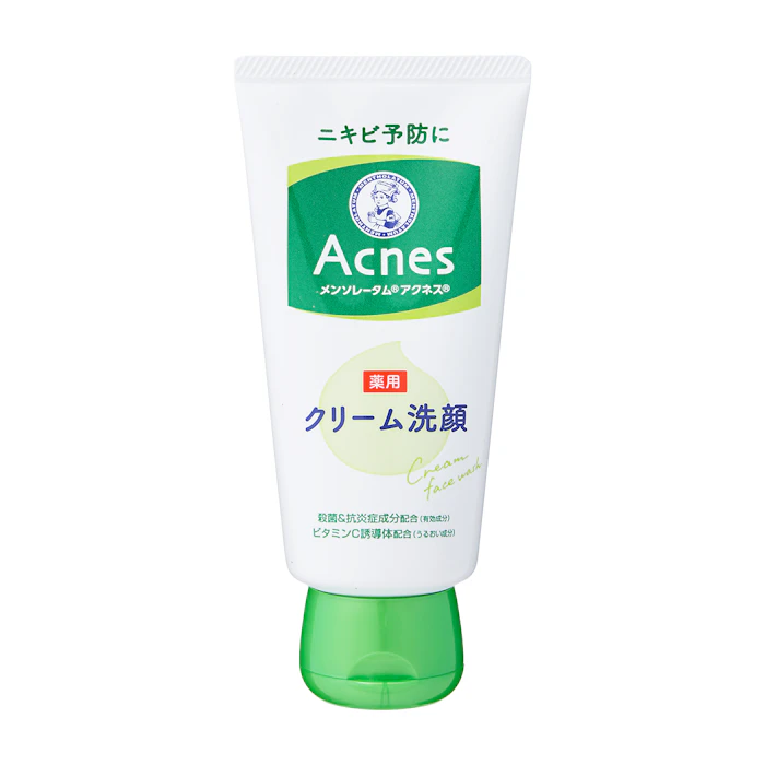 ロート製薬 メンソレータムアクネス 薬用クリーム洗顔 1枚目