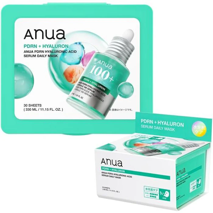 Anua PDRNヒアルロン酸セラム デイリーマスクパック 30枚 1枚目