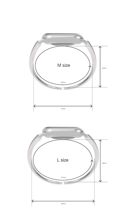 h'eres Apple Watch vintage - like silver band 12枚目