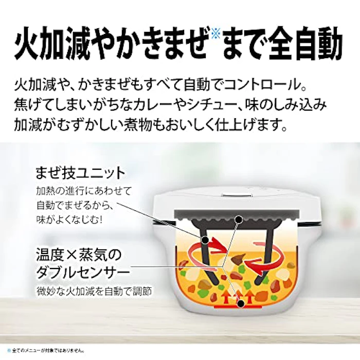 シャープ ヘルシオ ホットクック KN-HW16G 4枚目
