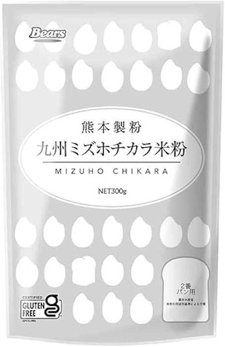 熊本製粉 ミズホチカラ 米粉 300g×2袋 1枚目