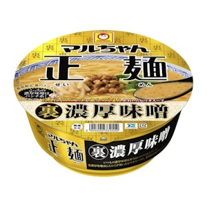 マルちゃん正麺 カップ 裏濃厚味噌 130g×12個 1枚目