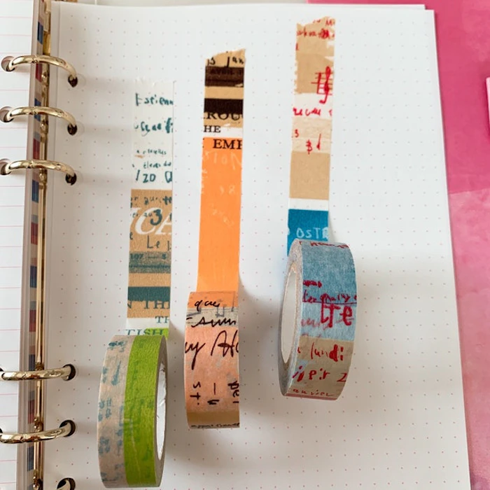 倉敷意匠計画室 CRAFTLog. 井上陽子 マスキングテープ グラフィティA 3色セット 2枚目
